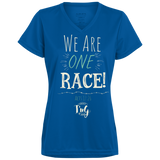 We are one race! Ladies Dri-Fit T-Shirt
