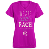 We are one race! Ladies Dri-Fit T-Shirt